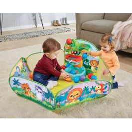 Vtech Baby Piscina de bolas interactiva P'tits Loulous con canasta que cuenta, 3 botones de aprendizaje, 30 bolas para 9-36 meses