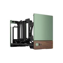 Fractal Design Terra FD-C-TER1N-03 Small Form Factor (SFF) Verde, Compatible con Mini-ITX, Aluminio y Nuez