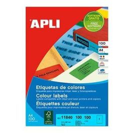 Apli Etiquetas Adhesivas 210x297 mm Inkjet-Láser C-Rectos 1 X 100H Rojo Precio: 32.49999984. SKU: S8400993