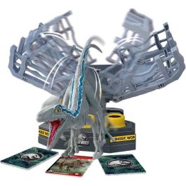 Epoch 7523 Juego de Mesa Jurassic World Cage Breaker: Libera al Velociraptor de la Jaula con Cartas. Apto para niños +4 años