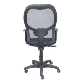 PIQUERAS Y CRESPO Silla Alocen malla negra asiento bali negro brazos regulables ruedas de parque PIQUERAS Y CRESPO Silla Alocen malla negra asiento bali negro brazos regulables ruedas de parque