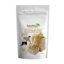 SALUD VIVA Proteína de Arroz 80% BIO Sin Gluten Sin Azúcar Vegana 250g para Batidos y Postres Precio: 8.9500004. SKU: B148K8Z8GE
