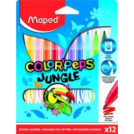 Maped Rotuladores Color'Peps Jungle 2.0 Estuche de 12 Colores Surtidos Maped Rotuladores Color'Peps Jungle 2.0 Estuche de 12 Colores Surtidos Precio: 1.5900005. SKU: B1FEVSFHQL
