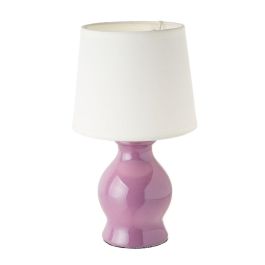 Lámpara de mesa Blanco Morado 40 W 220-240 V 15 x 15 x 26 cm Precio: 11.68999997. SKU: B1KHDBX6ET