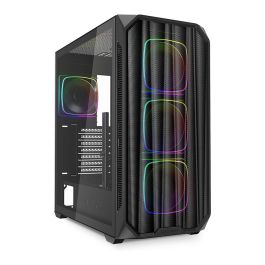 SHARKOON AK5M RGB Caja ATX Midi Tower Negra con Iluminación RGB Precio: 122.49999949. SKU: B1E7TQ88P9