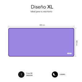 SUBBLIM Harmony Pack Mousepad XL + Wireless Mouse Purple SUBBLIM Harmony Pack Mousepad XL + Wireless Mouse Purple