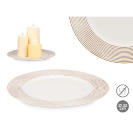 Portavelas Círculos Blanco Envejecido 33 cm - Giftdecor (24 Unidades) Precio: 42.50000007. SKU: B122HGVMJY