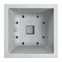 Elho Maceta Vivo Next Square 30 Gris Ø 30 x H 29 cm 100% Reciclado Interior/Exterior ELH8711904499280