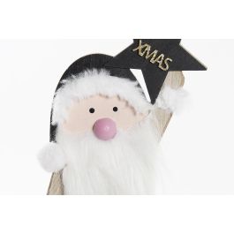 DKD Home Decor Figura Navidad Moderna Papanoel Surtido de Colores (Negro, Dorado, Rojo, Blanco) MDF 5x31x15 cm (6 Unidades)