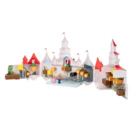 JAKKS PACIFIC Playset Castillo del Reino Champiñón + 2 figuras de la película Super Mario Bros