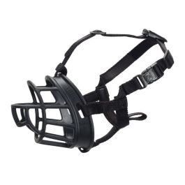 Baskerville Ultra Bozal para Perro Talla 2 - Comodidad y Seguridad, Permite Jadear, Beber y Comer. Moldeable TPR. Largo Max 6cm, Circunferencia Max 26cm