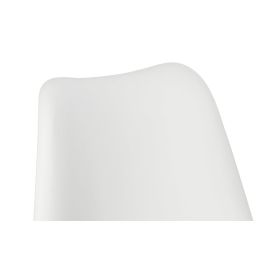 DKD Home Decor Silla Chic Blanco Dorado 57 x 73 x 63 cm