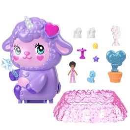Polly Pocket JCB15 - Set Dreamland con Minifigura y Unicornio