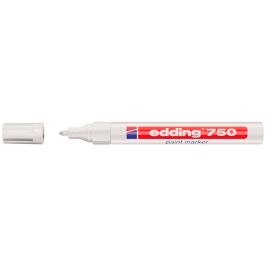 Rotulador Edding Punta Fibra 750 Blanco Punta Redonda 2-4 mm