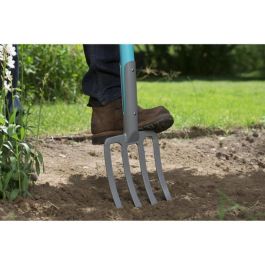 Gardena Tenedor para vasos NatureLine, Mango de madera de fresno FSC 100%, Ergonómico en D, 4 Dientes, 117 cm Gardena Tenedor para vasos NatureLine, Mango de madera de fresno FSC 100%, Ergonómico en D, 4 Dientes, 117 cm