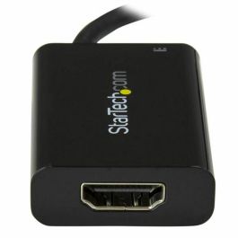 Adaptador USB C a HDMI Startech CDP2HDUCP Negro 4K Ultra HD Adaptador USB C a HDMI Startech CDP2HDUCP Negro 4K Ultra HD
