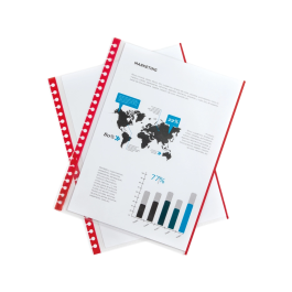 Liderpapel Recambio Funda Intercambiable DIN A4 Bordes Surtidos, 20 Fundas Extraíbles de 70 micras, Portada 700 micras, Negro, Bolsa 10 Unidades