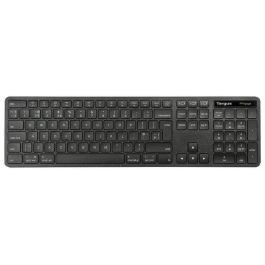 Targus Teclado Inalámbrico EcoSmart Full-Size, Nordic, 2x AAA, Negro