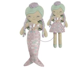 Muñeca ocean fantasy con cuerpo blando. estuche convertible en cuna 36cm