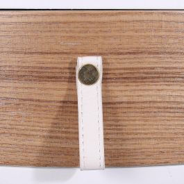 Home Deco Factory Mesa Nora Essentiel Blanca Con Cajón Diámetro 35 cm Altura 46,5 cm