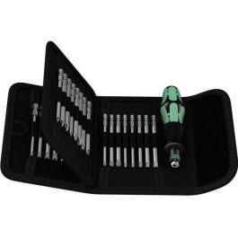 Wera Kompakt 62 - Juego de destornilladores combinados con 32 puntas Phillips, Pozidriv, Ranura, Torx y Tri-Wing