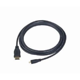 Gembird Cable HDMI de alta velocidad con Ethernet, HDMI tipo A a micro HDMI tipo D, 1.8m, 4K UHD, 3D, conectores oro, Negro Precio: 5.98999973. SKU: S5600224