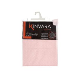 Kinvara Mantel Loneta Antimanchas Estrella Rosa 140x180 cm (Set de 6)