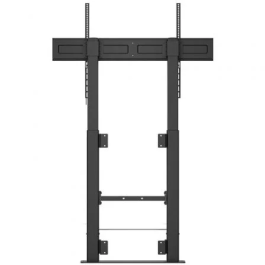 Aisens FWF100E-351 Soporte de Suelo Giratorio Inclinable Nivelable para TV de 60-100" hasta 120kg Negro