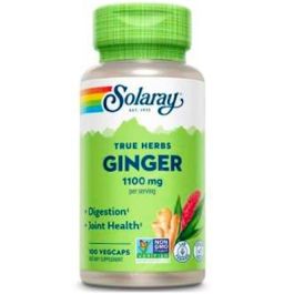 SOLARAY Ginger 100Vcap. Complemento Alimenticio para Náuseas y Mareos, Apto Veganos, 1.100 mg por Dosis Precio: 15.4999999. SKU: B18DE6668X