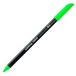 Edding Rotulador 1200 Punta Fina 1 mm Verde Neón - Fibra Base Agua para Papel Claro (Pack 10 Unidades) (10 Unidades) Precio: 5.89000049. SKU: B1FB3HRB4F