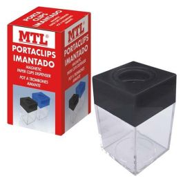 Bote Portaclips MTL Transparente Imantado (12 Unidades)
