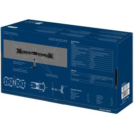 ARCTIC Z2 Pro (Gen3) Soporte de Escritorio para 2 Monitores hasta 34" (86cm) 15kg Negro con 4 Puertos USB