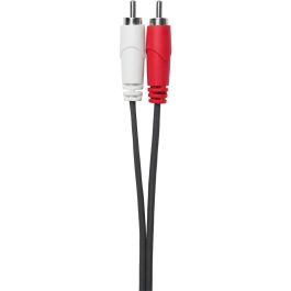Vivolink Cable de Audio 3.5mm a 2 x RCA Macho/Hembra 24AWG Chapado en Oro Flexible Blindado 1 Unidad