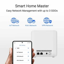 ASUS ZenWiFi BD4 (2-pack) Sistema WiFi Malla Doble Banda Wi-Fi 7 (802.11be) 2882 Mbps Color Blanco Antenas Internas