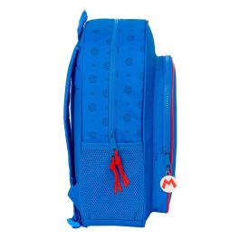 Mochila Escolar Super Mario Play Azul Rojo 32 X 38 X 12 cm Mochila Escolar Super Mario Play Azul Rojo 32 X 38 X 12 cm