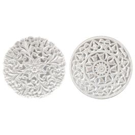 DKD Home Decor Mandala Decoración de Pared Blanco 2 x 30 x 30 cm (2 Unidades) Precio: 15.49999957. SKU: S3029334