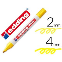 Rotulador Edding Punta Fibra 750 Amarillo Punta Redonda 2-4 mm 10 unidades Precio: 39.3249998064. SKU: B15L454DYX