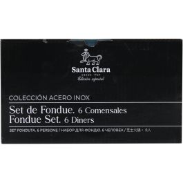 Santa Clara Fondue de Acero Inoxidable para 6 Comensales (2 Unidades)