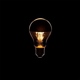 Bombilla LED E27 4W 273Lm 2000ºK Filamento A6 Reflector Oro 40.000H [WR-A60-GOLDEN-4W-WW