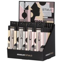 Boligrafo Molin Stylo Expositor De 24 (12X Oro Metalizado, 12X Plata Metalizado) Precio: 169.98999963. SKU: B1AEMY9H57