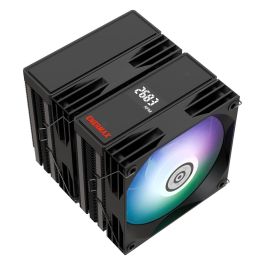 Enermax ETS-T60D-ARGB Refrigerador de aire Negro con iluminación LED