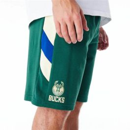 Pantalón Corto Deportivo New Era NBA Milwaukee Bucks Verde
