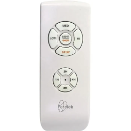 Farelek FAR3431541124370 Ventilador de Techo Corsica Ø116cm 70W con Iluminación LED