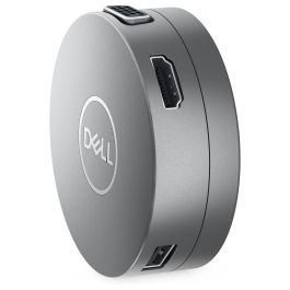 Dell DA310 Adaptador Móvil USB-C 7 en 1 con DisplayPort, HDMI, VGA, USB-A, USB-C, RJ-45 y Carga de 90W