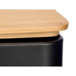 Caja Pan Tapa Bambu Negra Kinvara 33X13CM (4 Unidades) Caja Pan Tapa Bambu Negra Kinvara 33X13CM (4 Unidades)
