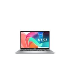 MSI F1MG-204ES Portátil Modern 15, Intel Core 7 150U, 16GB RAM, 512GB SSD NVMe, 15.6" FHD IPS, Gráficos Intel, W11 Home, Gris Platino