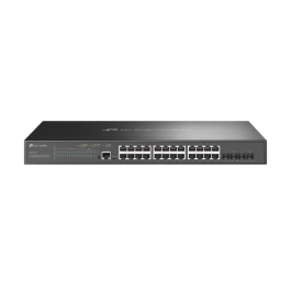 TP-Link Omada SG3428XMP switch Gestionado L2+ Gigabit Ethernet (10/100/1000) Energía sobre Ethernet (PoE) 1U Negro Precio: 514.50000052. SKU: S0233531
