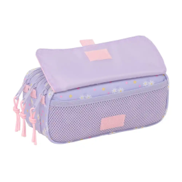 Safta Estuche Portatodo Triple Big Bouquet 100x215x80 mm