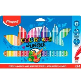 Maped Rotuladores Color'Peps Jungle 2.0 Estuche de 24 Colores Surtidos Precio: 2.98999954. SKU: B1J2PSS5QW