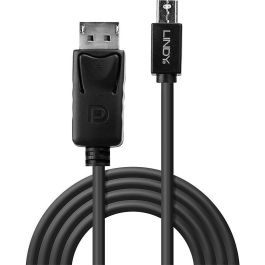 Lindy Cable Mini DisplayPort Macho a DisplayPort Macho, 3m, Negro